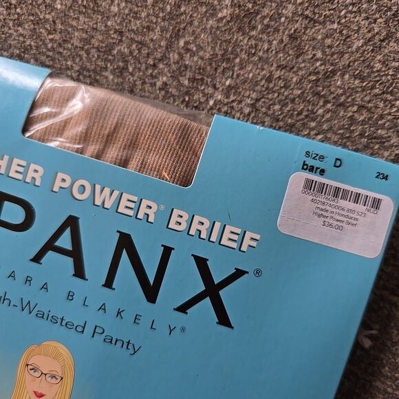 New Spanx Higher Power Brief High Waisted Panty Size D Bare Tummy Control NIP - Picture 2 of 4